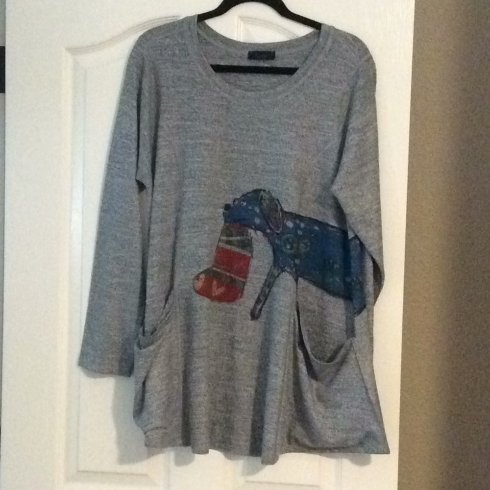 Inoah Christmas Stocking Clifford The Dog Tunic